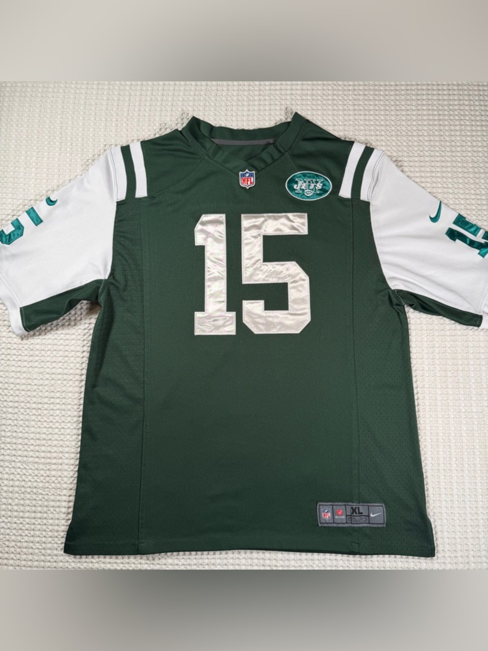 Tim Tebow Jets Jersey Mens XL Nike NFL Green #15 New York Football